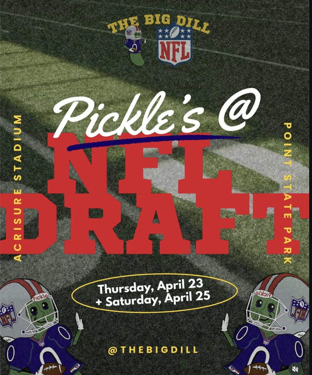 Pickle Draft Flyer